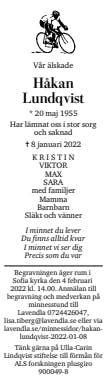 Dödsannons för Håkan