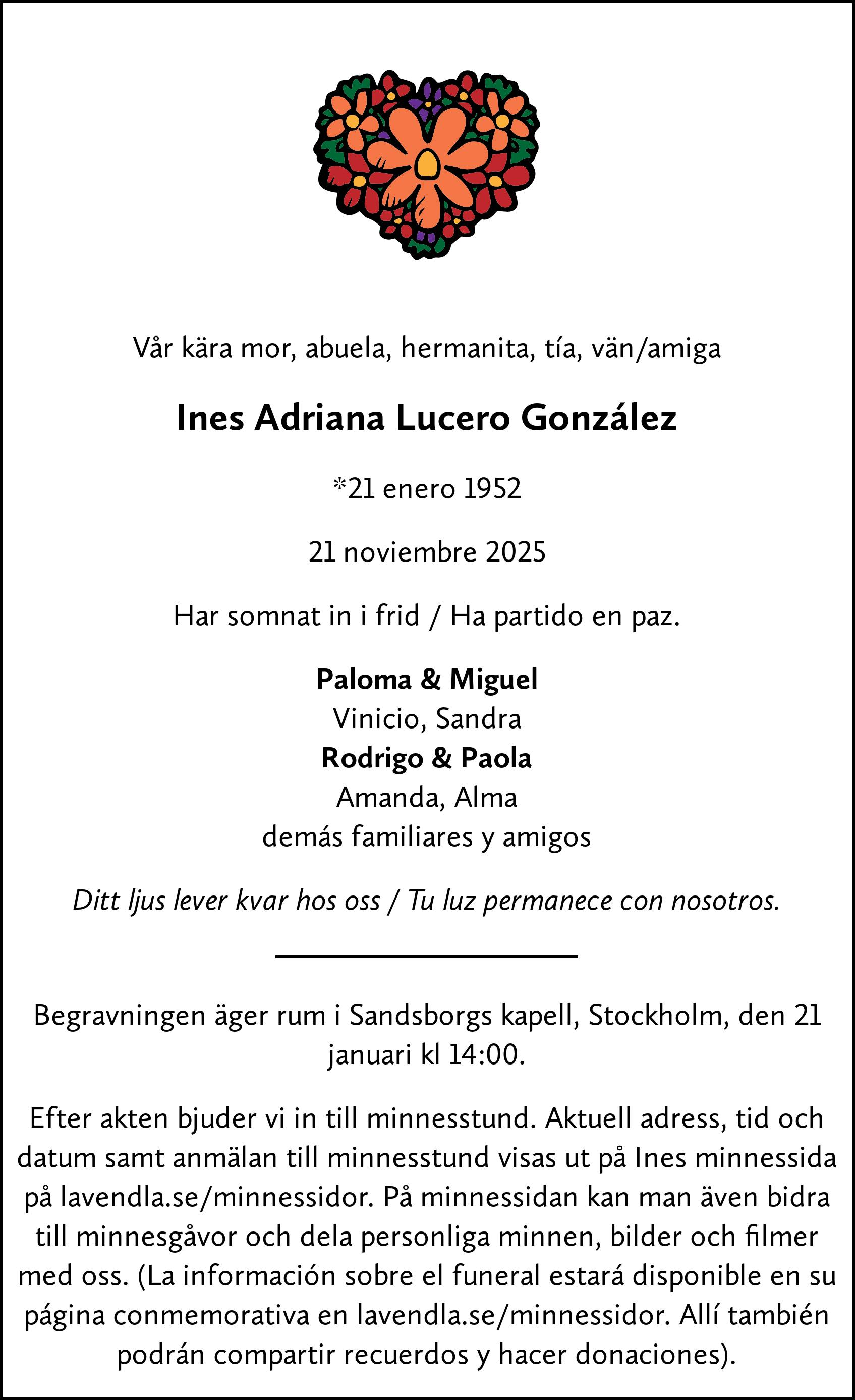 Dödsannons för Nechy