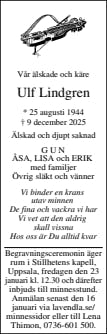 Dödsannons för Ulf